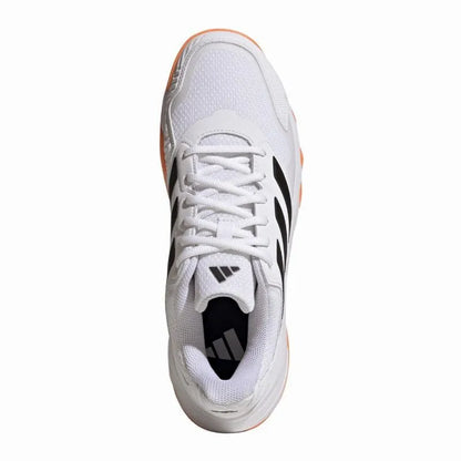 Adidas CourtJam Control 3 Clay White Orange Black Sneakers - Image 6