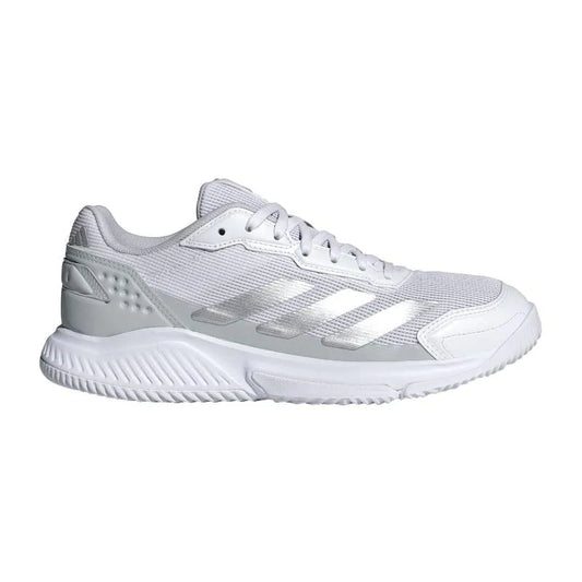 Adidas Courtquick Padel White Gray Women's Sneakers - Image 1