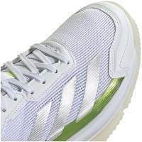 Adidas Courtquick Padel Blanc Argent Vert Baskets Femme