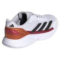 Zapatillas Adidas Courtquick Padel Blanco Rojo Cobre