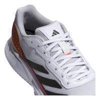 Zapatillas Adidas Courtquick Padel Blanco Rojo Cobre