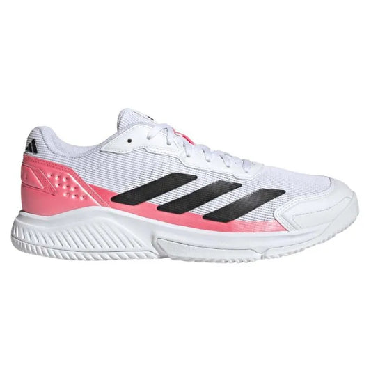 Baskets Adidas Courtquick Padel Blanc Rose - Image 1