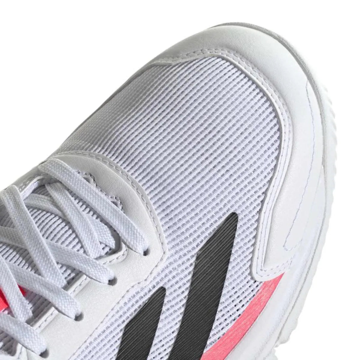 Adidas Courtquick Padel White Pink Sneakers - Image 5
