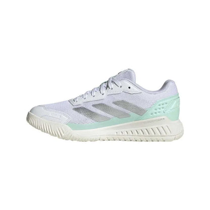 Adidas Courtquick Padel White Mint Green Women's Sneakers - Image 3