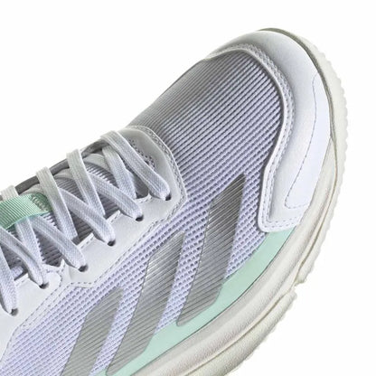 Adidas Courtquick Padel White Mint Green Women's Sneakers - Image 5