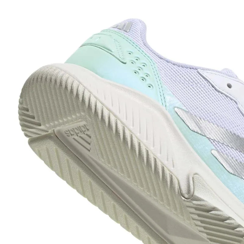 Adidas Courtquick Padel White Mint Green Women's Sneakers - Image 6