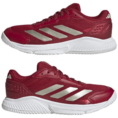 Adidas Courtquick Padel Red Women's Sneakers - Image 3