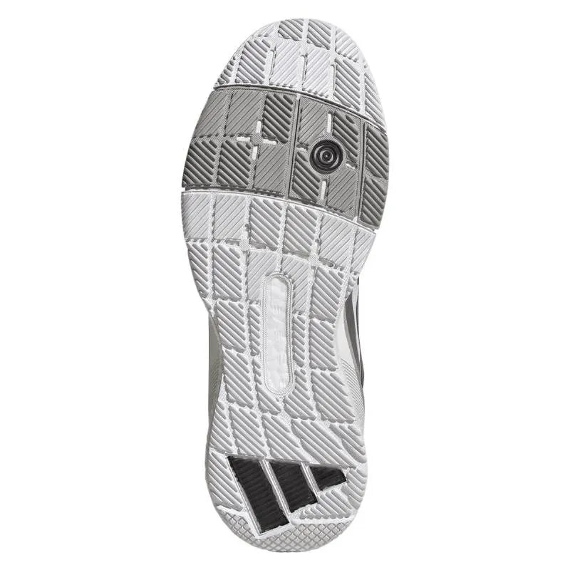Adidas Crazyquick Boost Padel Blanc, Noir Argenté, Baskets - Image 2