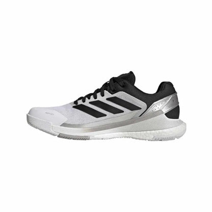 Adidas Crazyquick Boost Padel Blanc, Noir Argenté, Baskets - Image 3