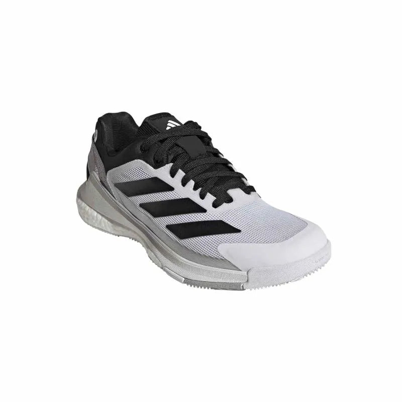 Adidas Crazyquick Boost Padel Blanc, Noir Argenté, Baskets - Image 4