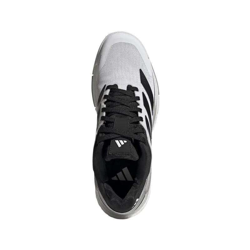 Adidas Crazyquick Boost Padel Blanc, Noir Argenté, Baskets - Image 6