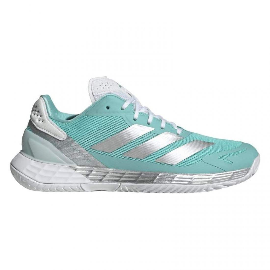 Adidas Defiant Speed 2 Aqua Blue Silver Baskets Femme