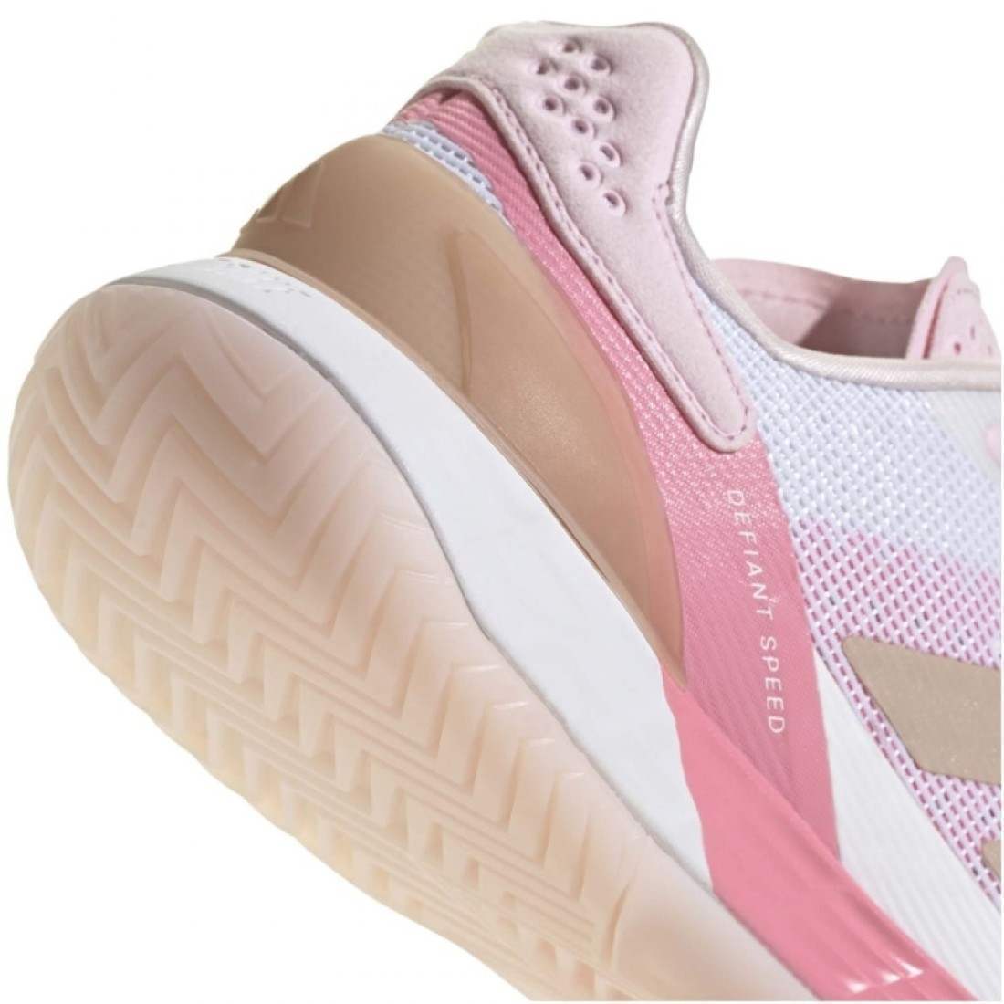 Adidas Defiant Speed 2 Pearl Blanc Sneakers Rose Femme