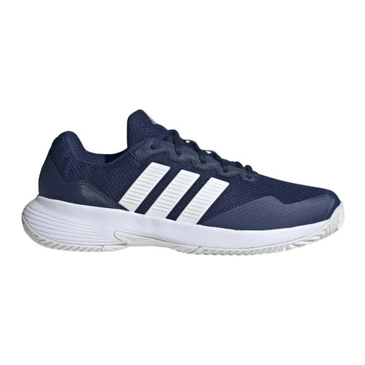 Adidas GameCourt 2 Baskets Bleu Foncé Blanc - Image 1