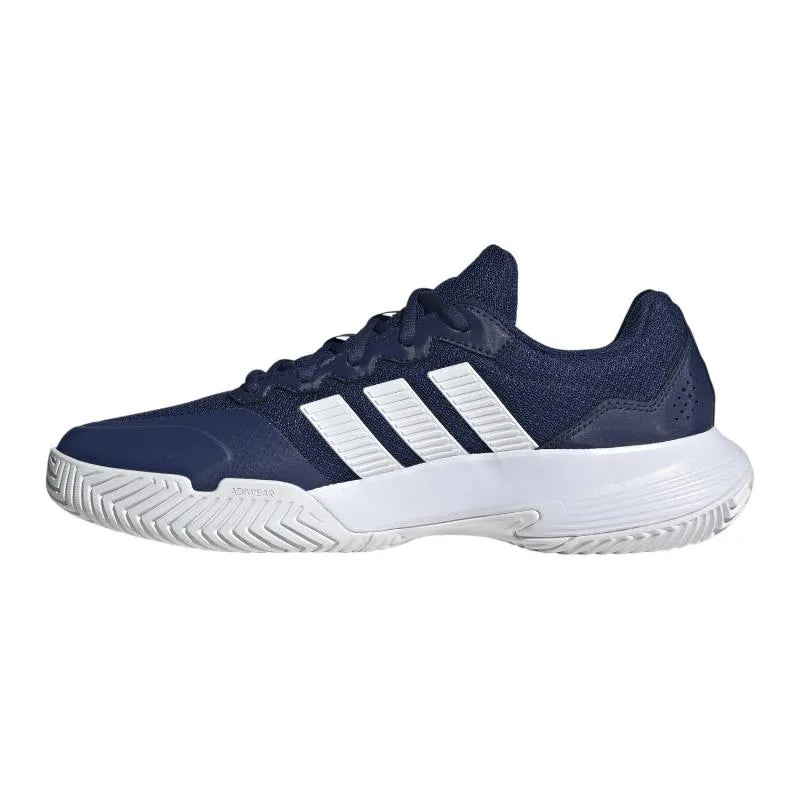 Adidas GameCourt 2 Baskets Bleu Foncé Blanc - Image 3