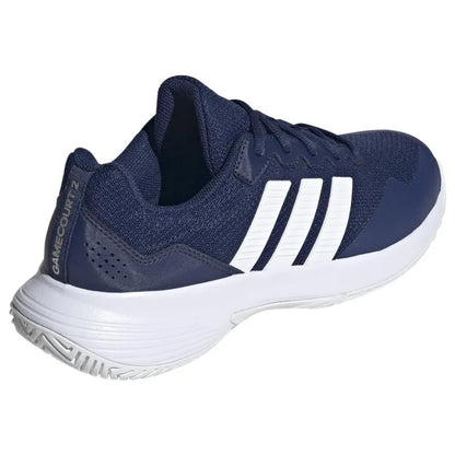 Adidas GameCourt 2 Baskets Bleu Foncé Blanc - Image 5
