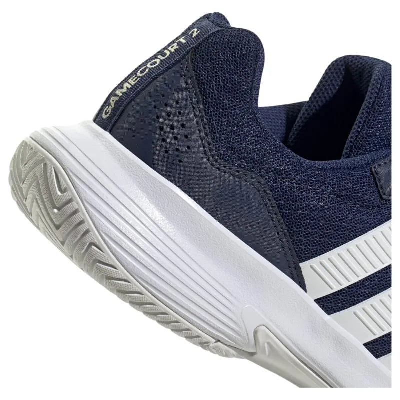 Adidas GameCourt 2 Baskets Bleu Foncé Blanc - Image 7