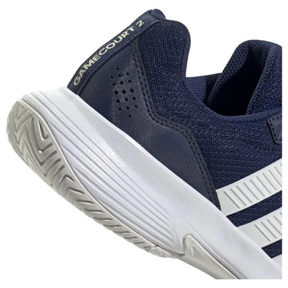 Adidas GameCourt 2 Baskets Bleu Foncé Blanc - Image 7