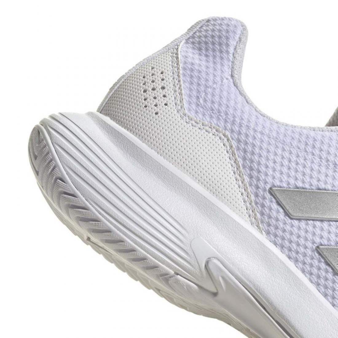 Zapatillas Adidas GameCourt 2 Blanco Plata Metal Mujer
