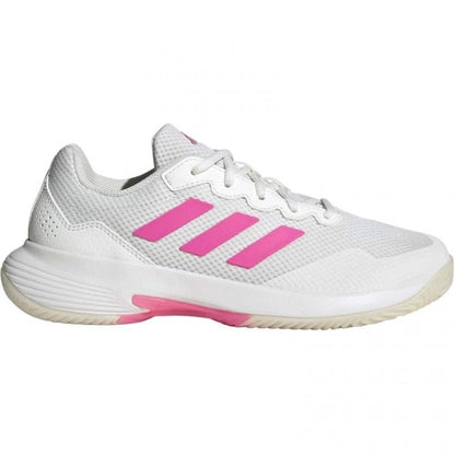 Adidas GameCourt 2 Blanc Rose Baskets Femme