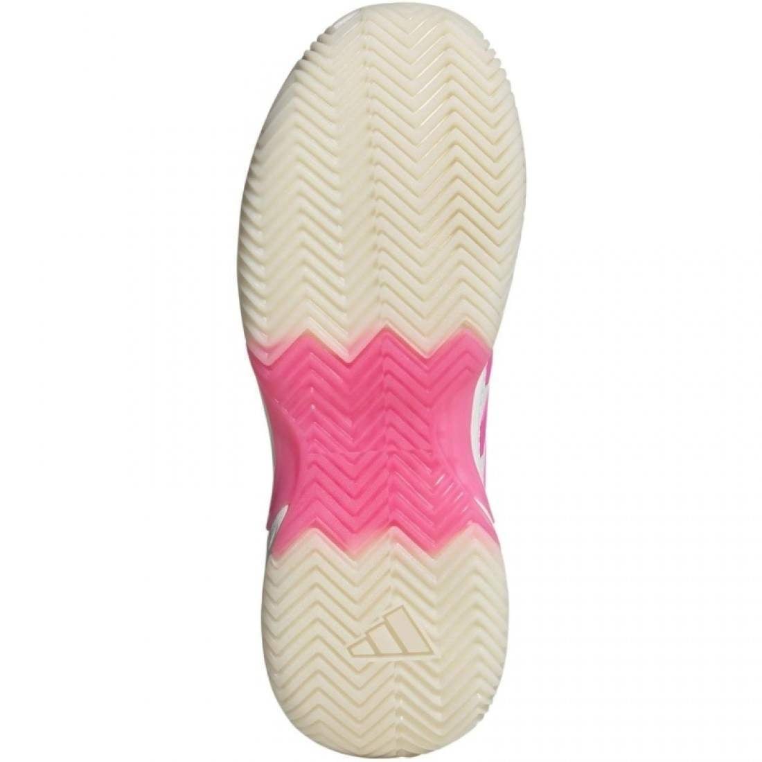Adidas GameCourt 2 Blanc Rose Baskets Femme