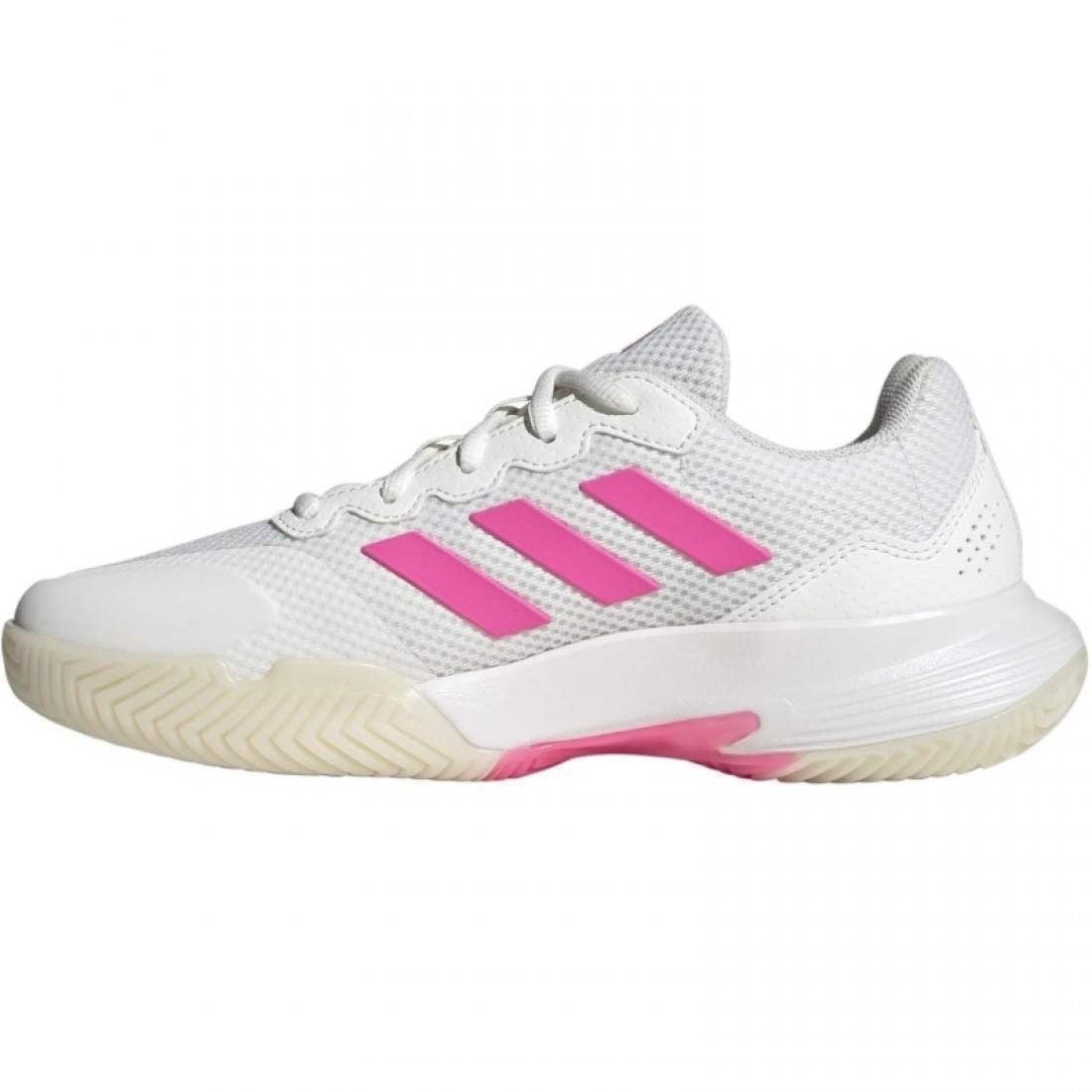 Adidas GameCourt 2 Blanc Rose Baskets Femme