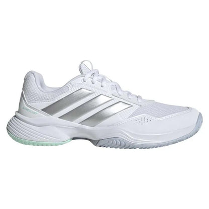 Adidas GameCourt 3 White Silver Women's Sneakers - Image 1