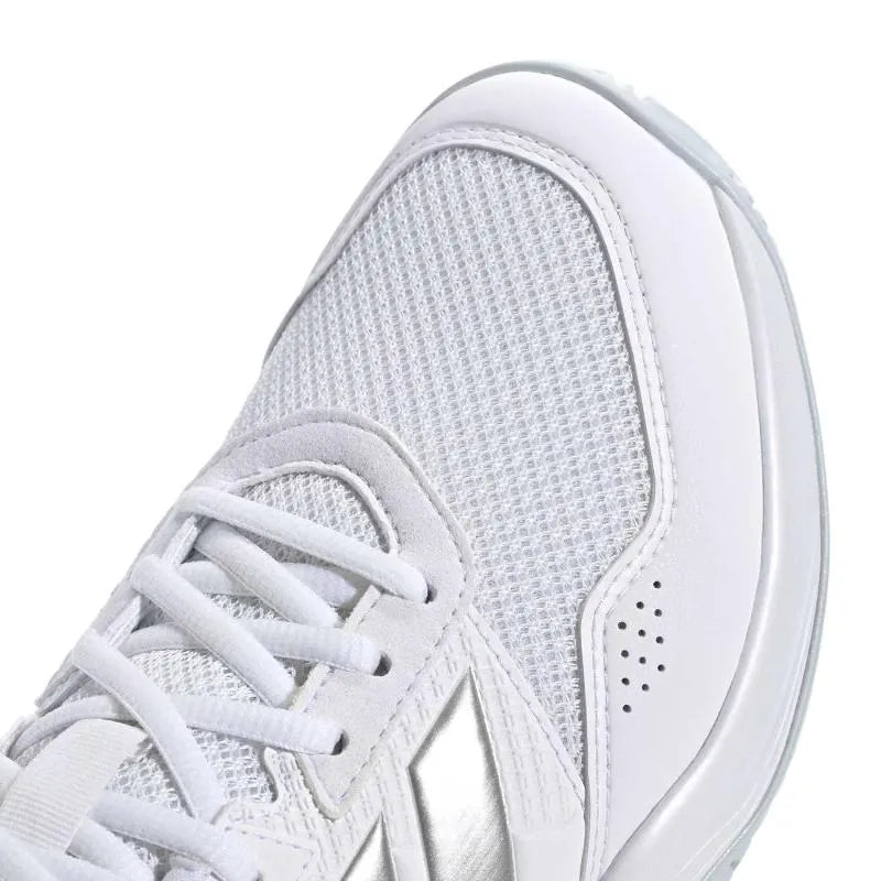 Adidas GameCourt 3 White Silver Women's Sneakers - Image 6