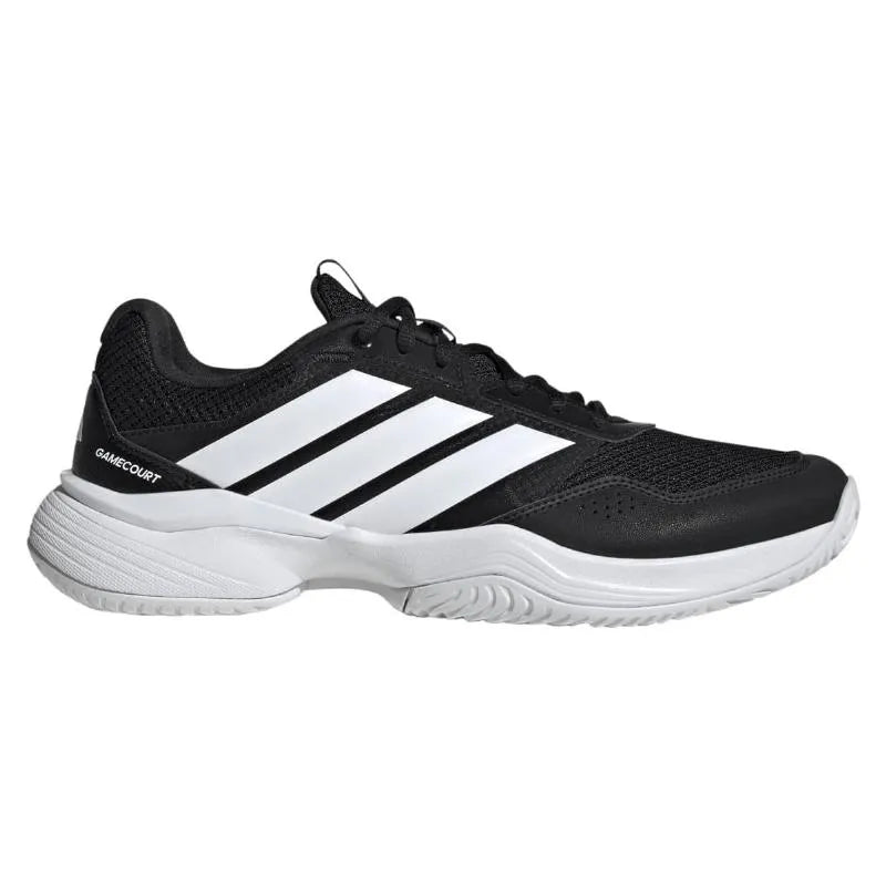 Adidas GameCourt 3 Baskets noires et blanches - Image 1