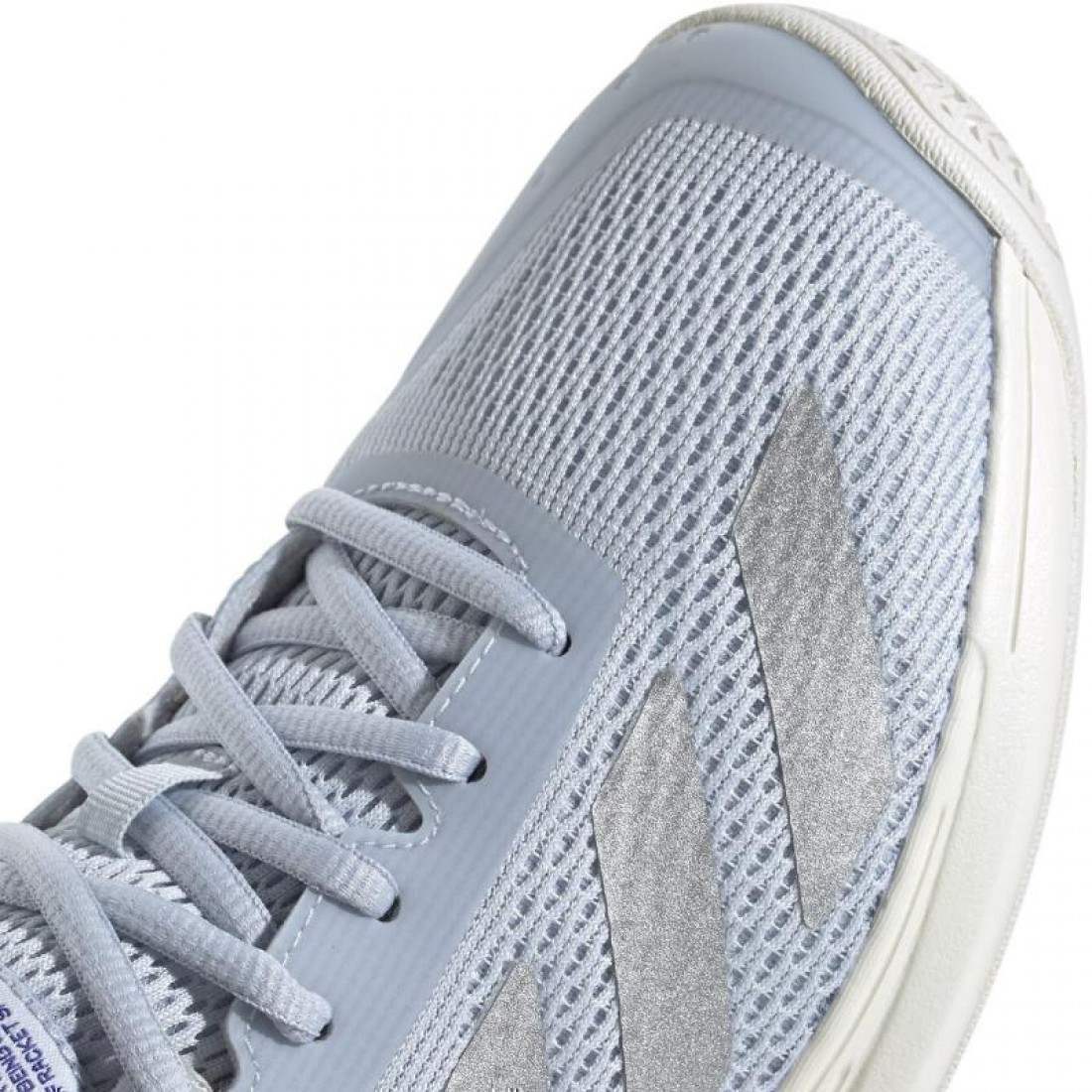 Adidas Pickleball Courtflash Bleu Argent Baskets Femme