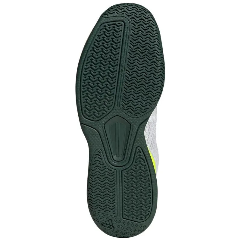 Adidas Pickleball Courtflash Blanc Noir Vert Baskets - Image 2