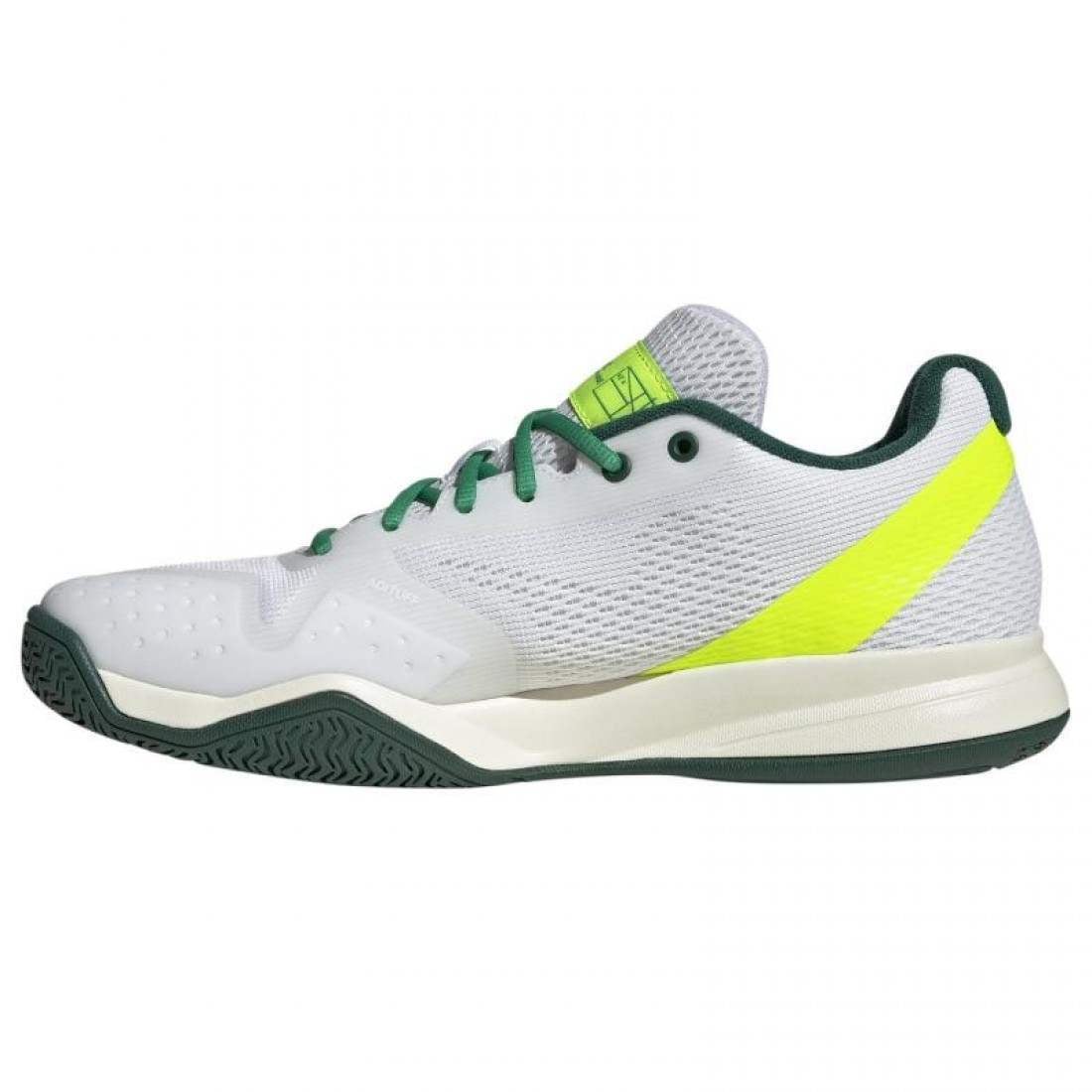 Zapatillas Adidas Pickleball Courtflash Blanco Negro Verde