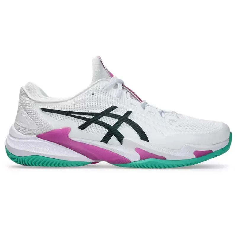Asics Court FF 3 Clay White Pink Sakura Sneakers - Image 1