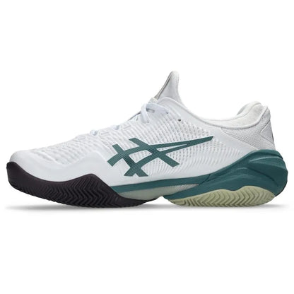 Asics Court FF 3 Clay White Green Sneakers - Image 3