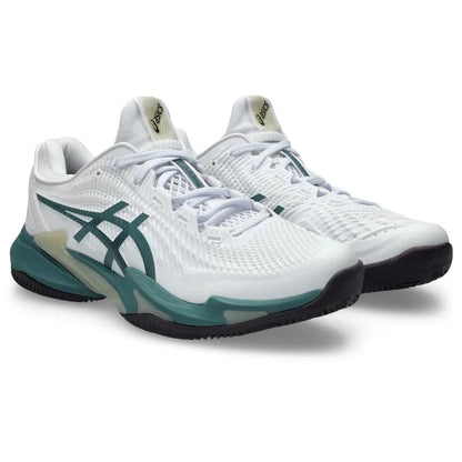 Asics Court FF 3 Clay White Green Sneakers - Image 4