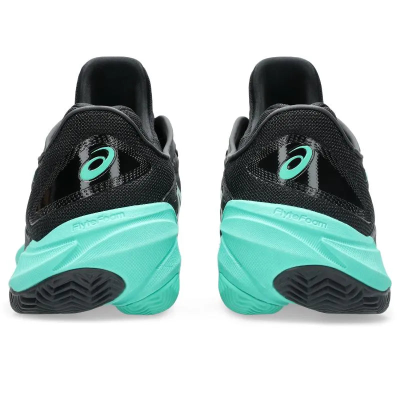 Baskets Asics Court FF 3 en terre battue noire turquoise - Image 7