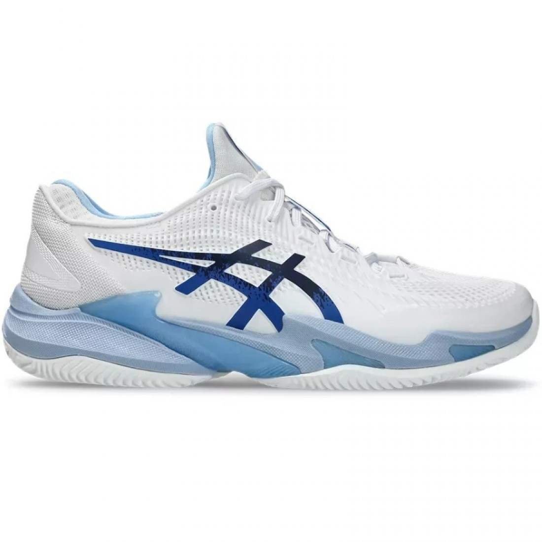 Baskets Asics Court FF 3 Novak Clay White Tuna Blue