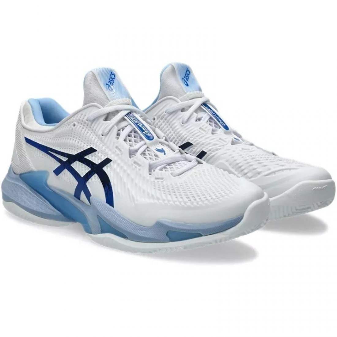Baskets Asics Court FF 3 Novak Clay White Tuna Blue