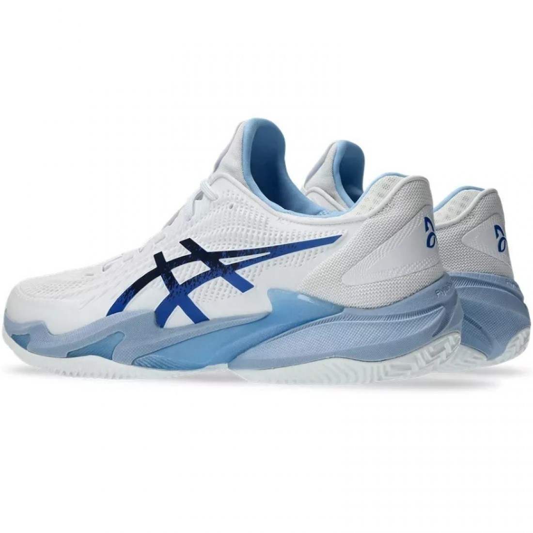 Baskets Asics Court FF 3 Novak Clay White Tuna Blue
