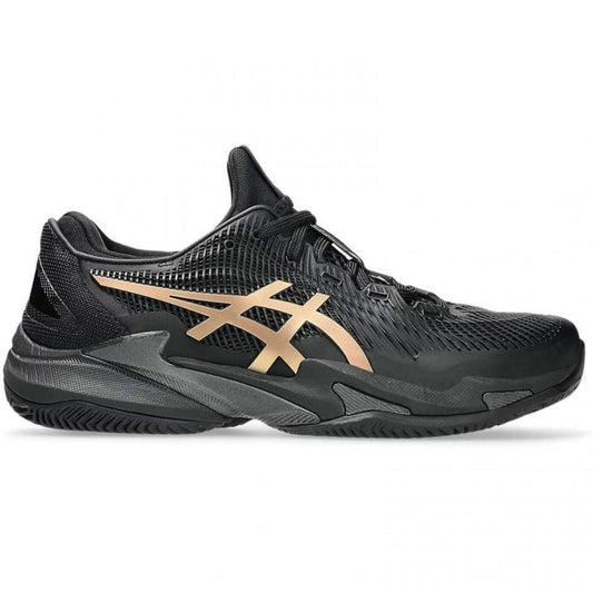 Zapatillas Asics Court FF 3 Novak Clay Night Energy Negro Oro