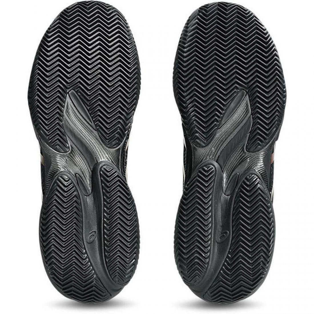 Zapatillas Asics Court FF 3 Novak Clay Night Energy Negro Oro