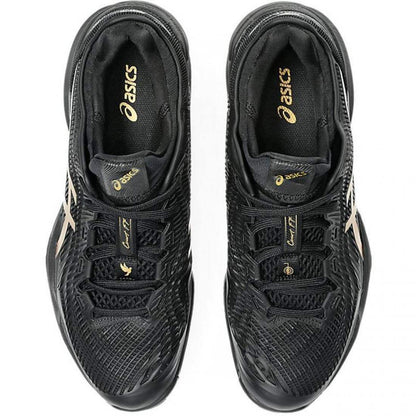 Zapatillas Asics Court FF 3 Novak Clay Night Energy Negro Oro