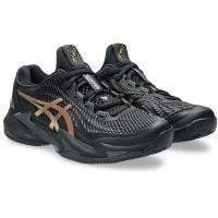 Zapatillas Asics Court FF 3 Novak Clay Night Energy Negro Oro