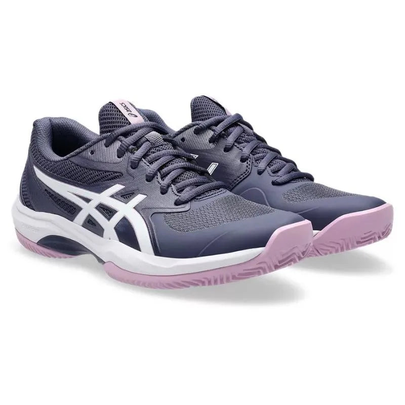 Baskets Femme Asics Game FF CLAY BLEU Indigo BLANC - Image 4