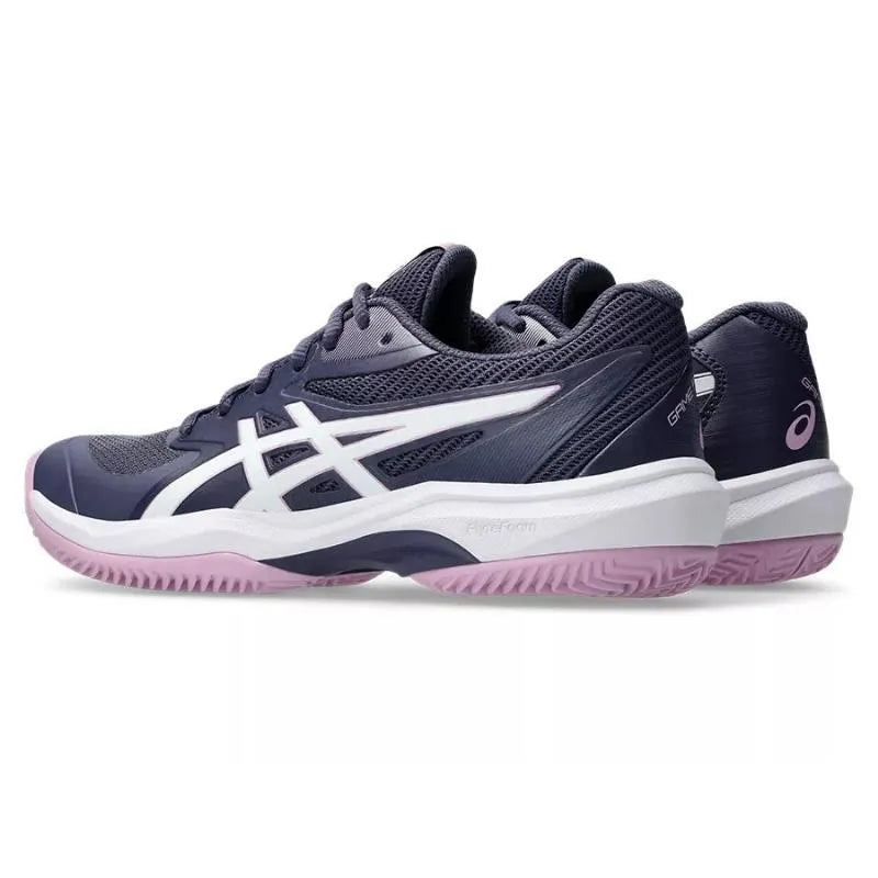 Baskets Femme Asics Game FF CLAY BLEU Indigo BLANC - Image 5