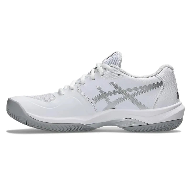 Baskets Femme Asics Game FF CLAY Blanc Argent - Image 3