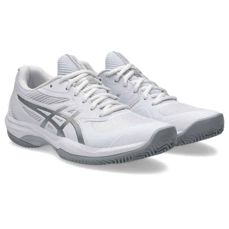 Baskets Femme Asics Game FF CLAY Blanc Argent - Image 5