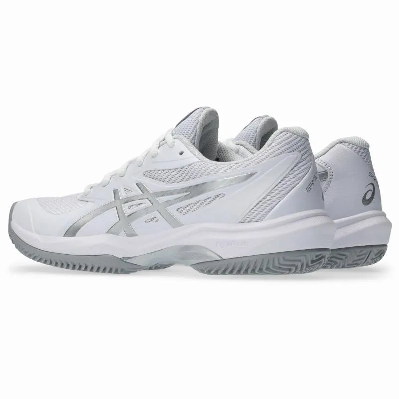 Baskets Femme Asics Game FF CLAY Blanc Argent - Image 6