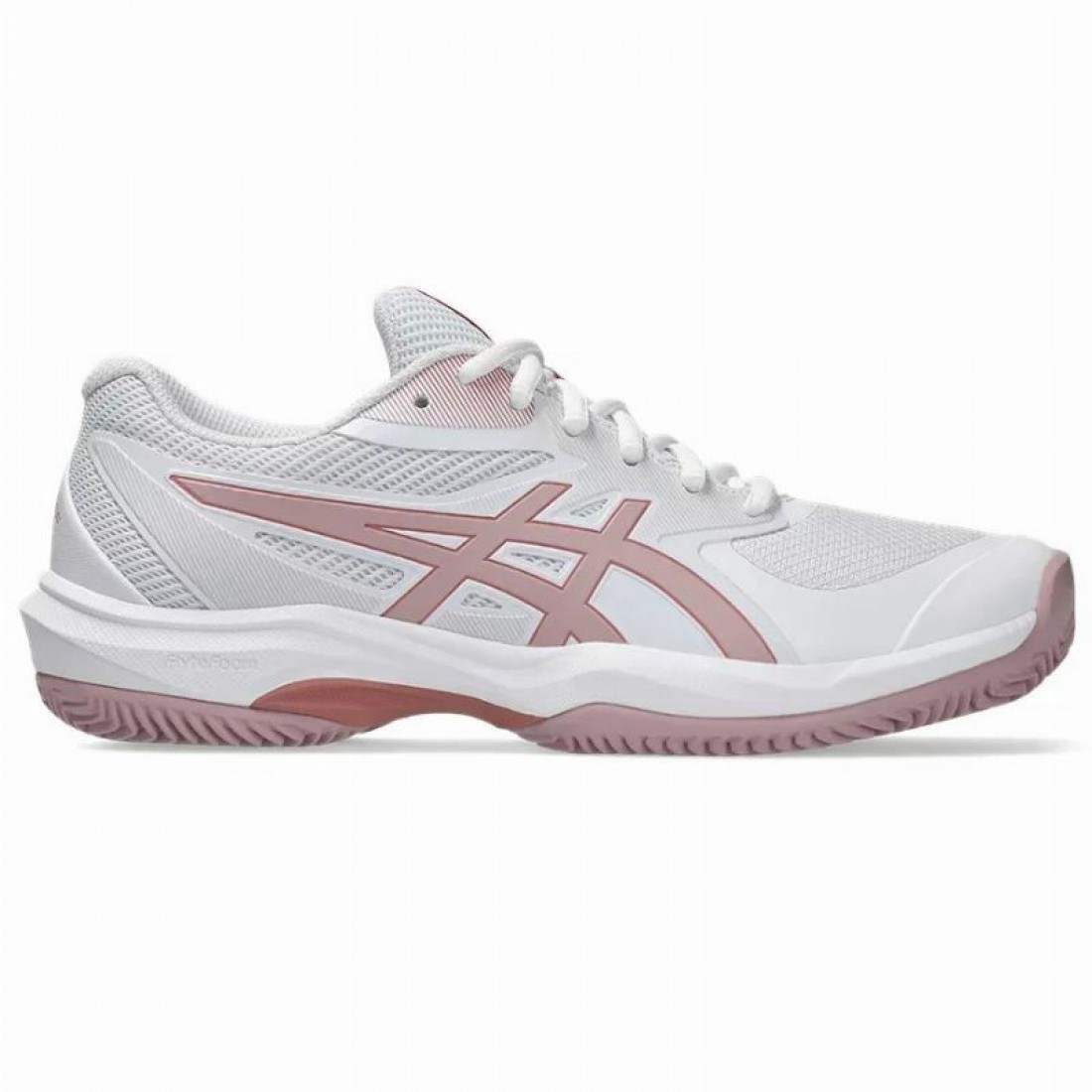 Zapatillas Asics Game FF Clay White Pink Morganite Women''''s Sneakers