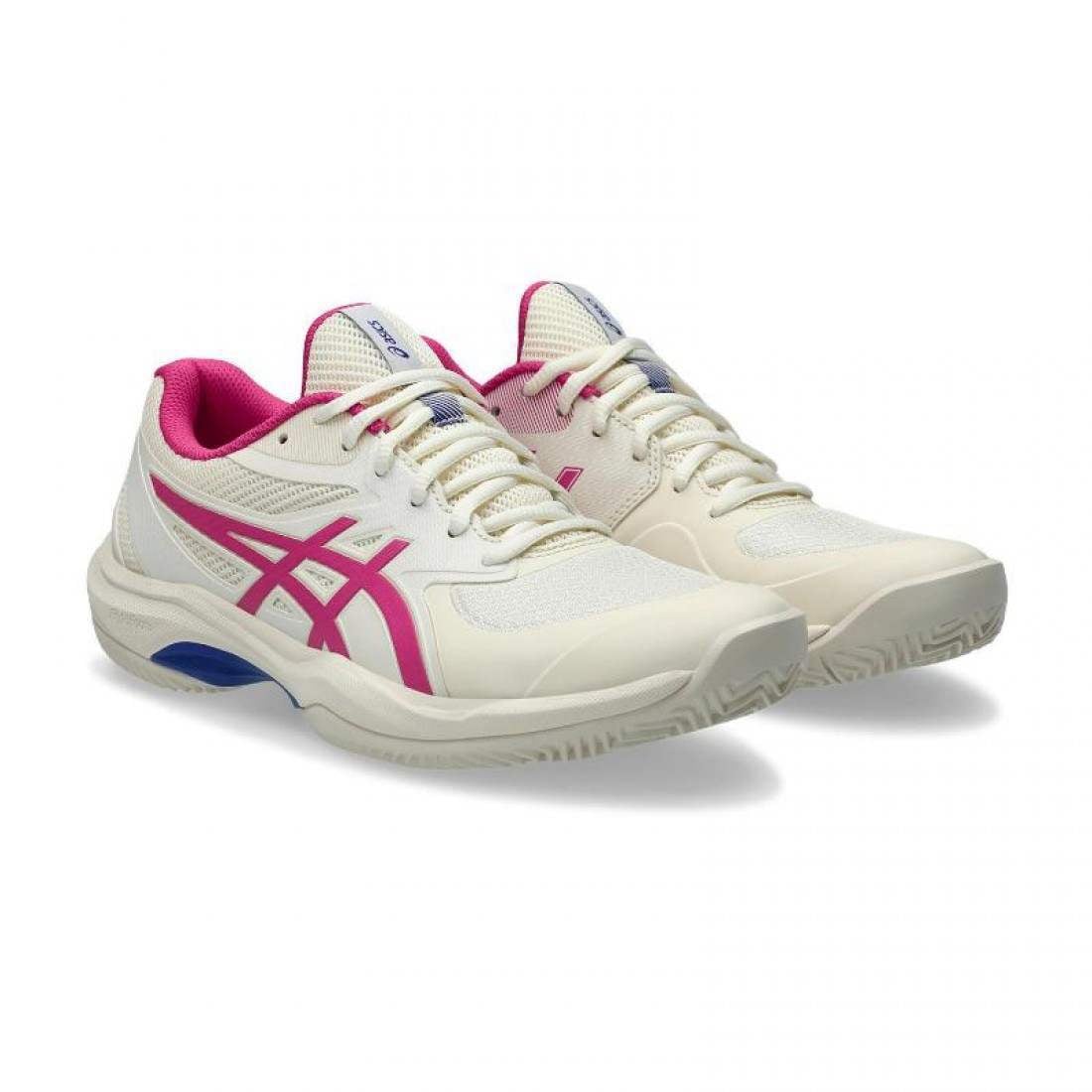 Zapatillas Asics Game FF Clay Crema Rosa Brillante Mujer